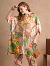 Traditional Floral Kaftan Set