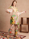 Traditional Floral Kaftan Set