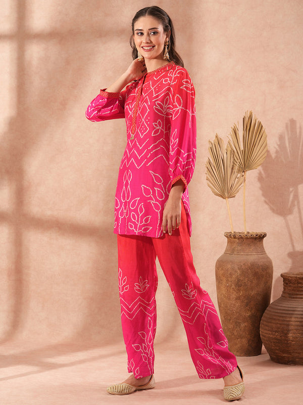 Bandhani Ombre Co-ord Set