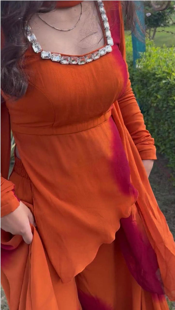 Rust Bloom Tie-Dye Set