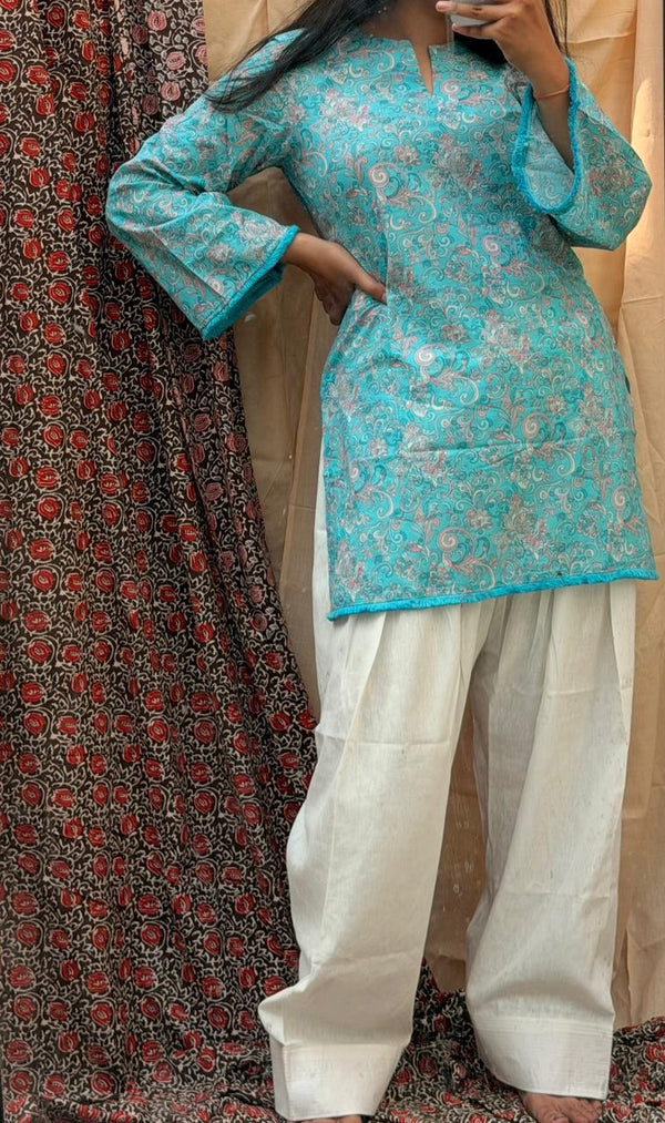 Aqua Bloom Ensemble Suit