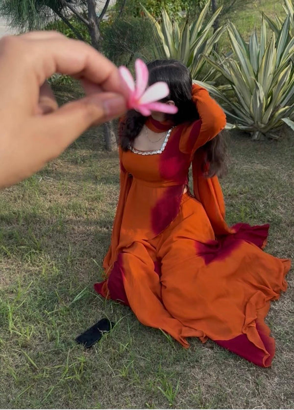 Rust Bloom Tie-Dye Set