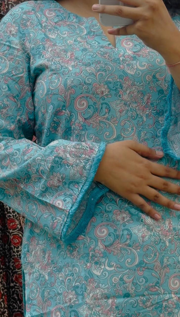 Aqua Bloom Ensemble Suit